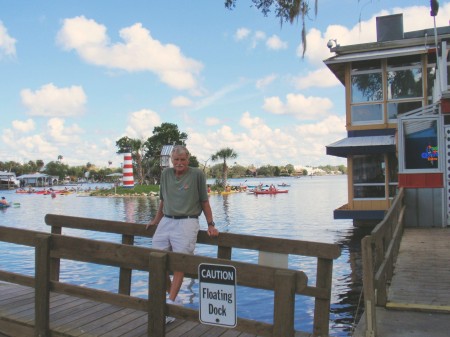 My hubby; taken on the river in Homosassa