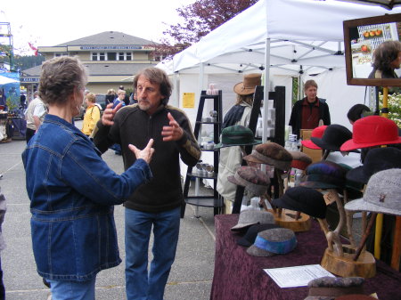 Salt spring island saturday market characters