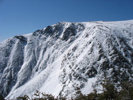 Looking over Tuckermans Ravine