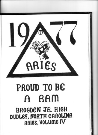 Brogden Jr. High 1977 Yearbook