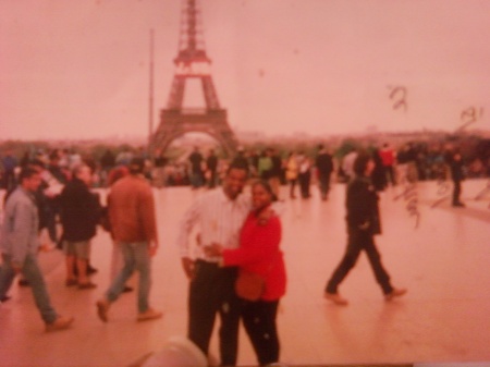 Hubby and I in PARIS