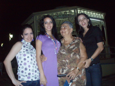 My Three Ladies With Grandma Fuentes