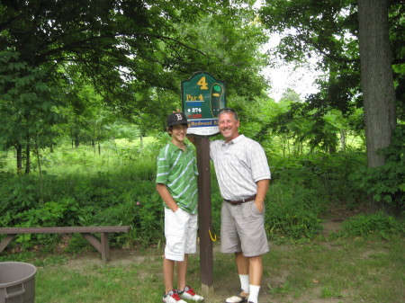 Trey and I Golfing Summer '08