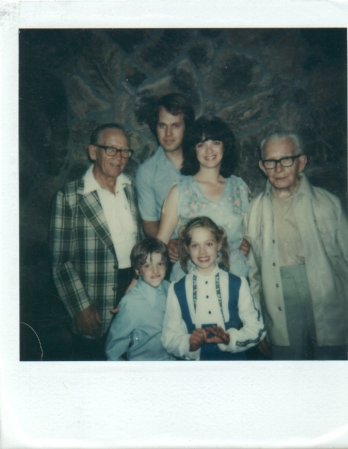 Dinner at Settler's Bay with Family 1978