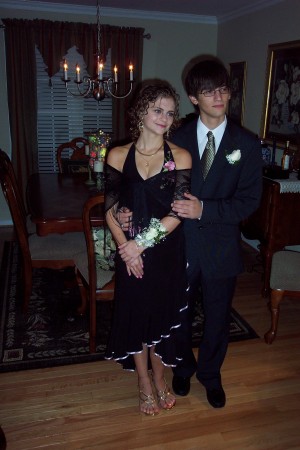 my son and his date for homecoming