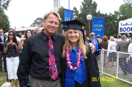 My oldest daughter Cathy graduating U.C.S.B.