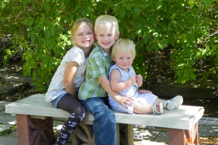 Sister's grandkids on my moms 70th birthday