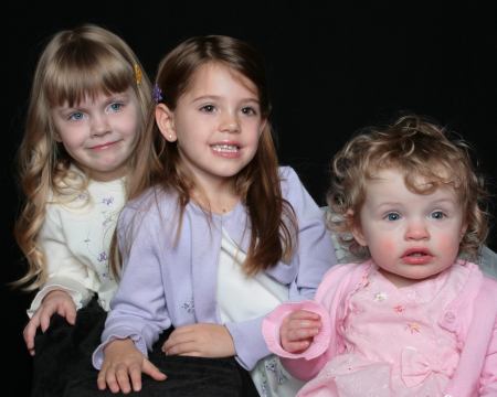 The Granddaughters Up-Close - Easter 2009