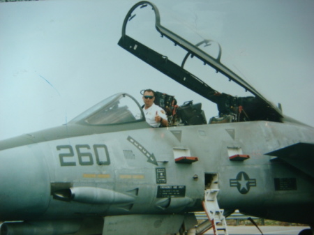 Me sitting in an F-14
