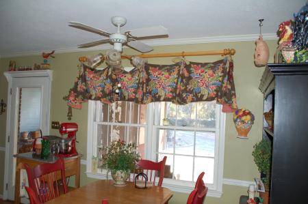 valance in my kitchen