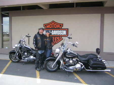 The day I bought my bike. April 2008