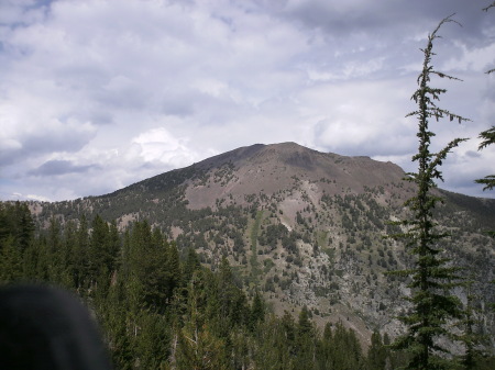 mt rose from trail head