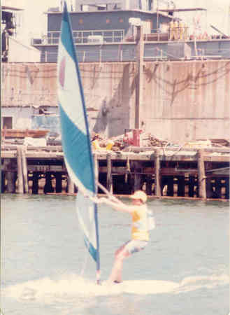 Windsurfing, Oakland Estuary