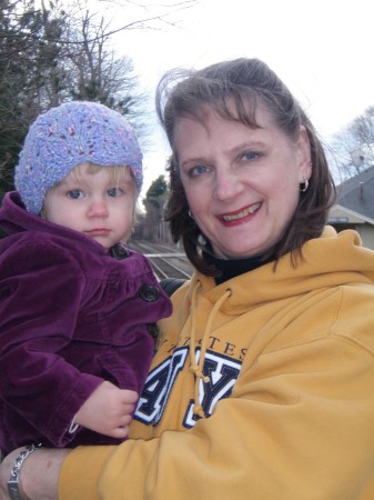 Aurora and me, April 2009