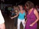 Donna line dancing at CB Sept 2009