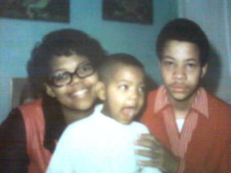 My sister, Darlene and brothers Troy and Tom