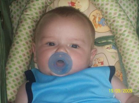 My grandson Tristin