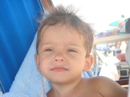 Ethan at the beach