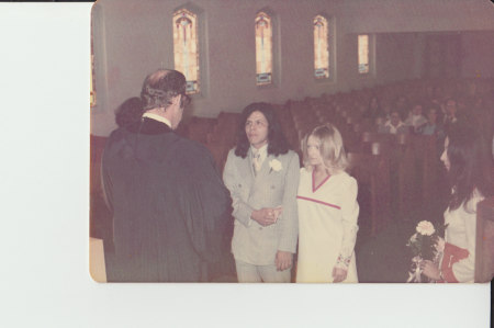 Our wedding March '74