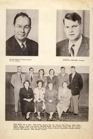Alango Faculty 1953-54