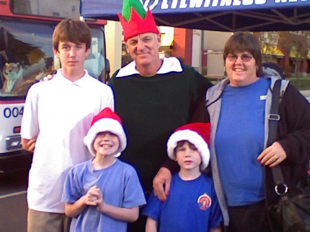 MY BOYS AND I WITH GARTH KEMP 2008