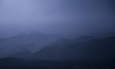 rainstorm while travelling through Idaho