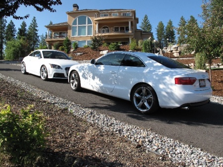 She copied me and got an audi. (tts & a5)