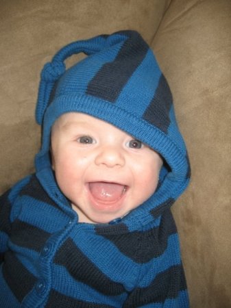 my grandson jayden at 4mos old