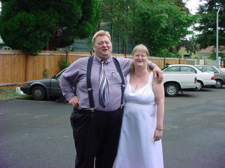 husband and i after the wedding