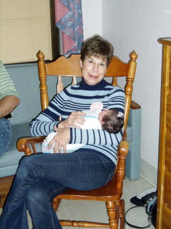 Me with my newest grandchild, Carleigh