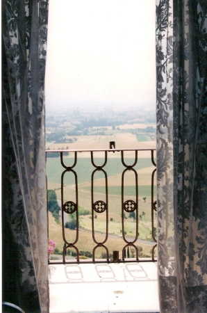 Assisi, Italy from balcony