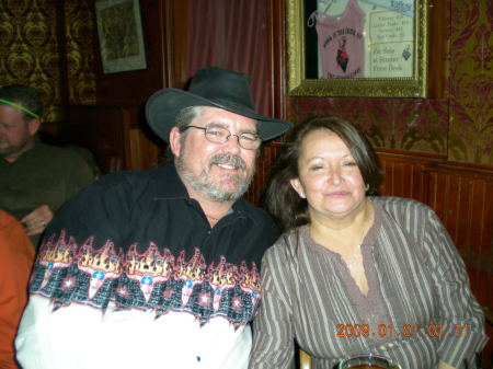 Cheryl & I in Diamond Bar Sallon, Durango, Co