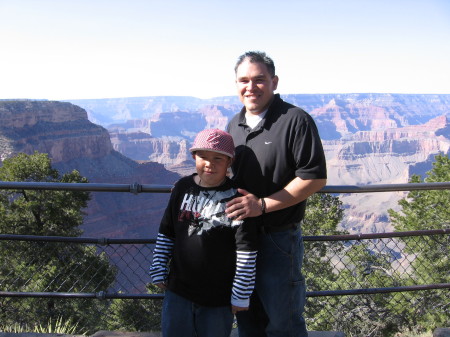 Gilbert and Emilio at the Grand Canyon