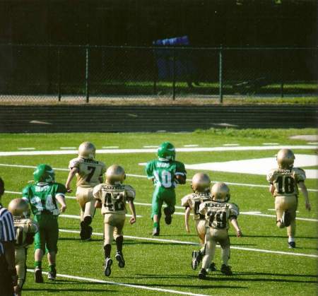 Wes first touchdown