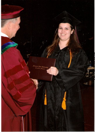 Holly's Graduate Pic from MSU.