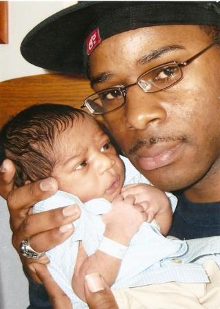 My son Karrus and his son  Kylin