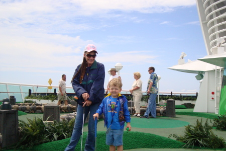 Alex & I on a cruise to Mexico 2009