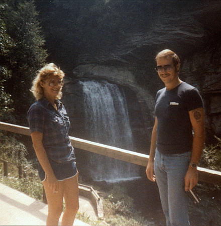 Sue & Dave by Waterfall
