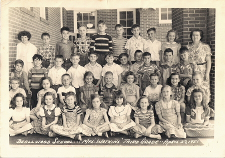 1951 Third Grade Mrs. Watkins