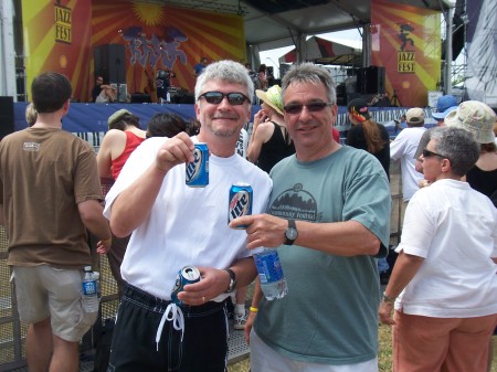 N.O. Jazzfest 4/08 with bud Sean.