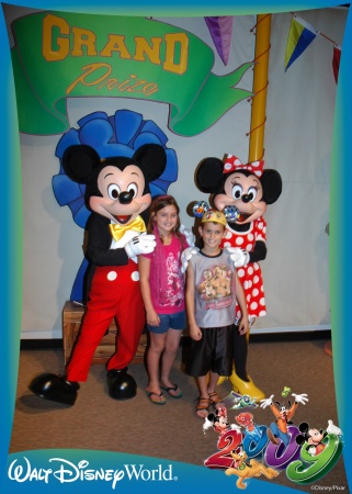 Grandchildren at Disney World