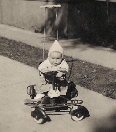 Baby Carol in Stroller