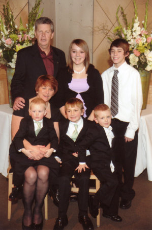 Me my husband and grandchildren