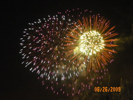 Fireworks at Disneyland