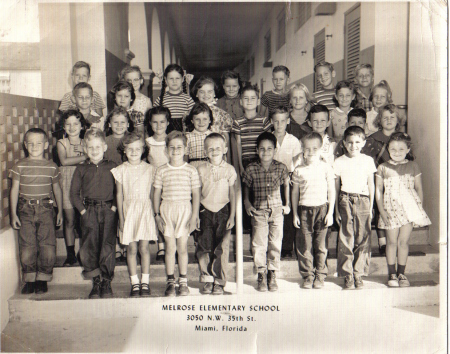 Melrose Elementary School Feb 28 1957 2nd Grade