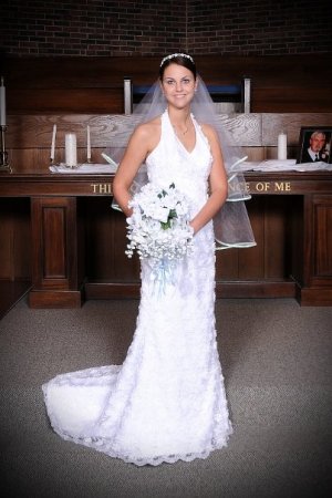 Heather, Justin's bride.