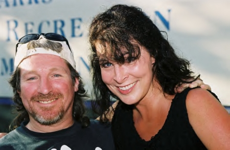 Me and country guitar player Lisa carver