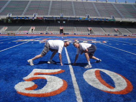 Jay and I at Boise St.