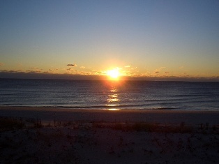 Sunrise, New Year's Day 2009, LBI