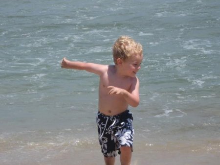 Ethan at the Ocean